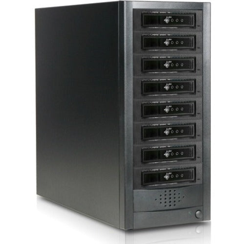 RAIDage JAGE9BT8HD-T7DE Drive Enclosure 12Gb/s SAS, SATA/600 - Mini-SAS HD Host Interface Tower - Black