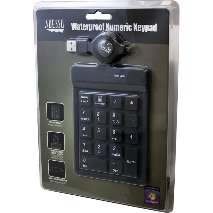 Adesso AKP-218 18 Key Waterproof Key Pad