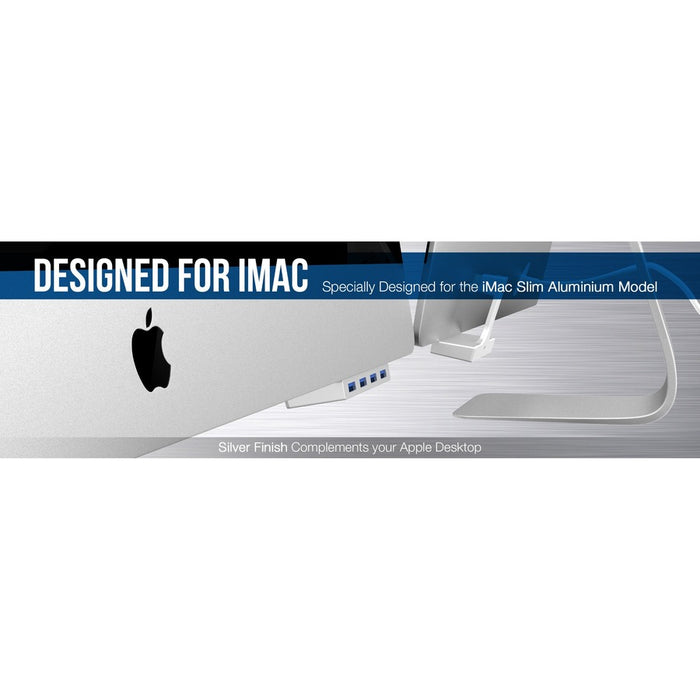 Sabrent 4-Port USB 3.0 Hub For iMac Slim Unibody (HB-IMCU)