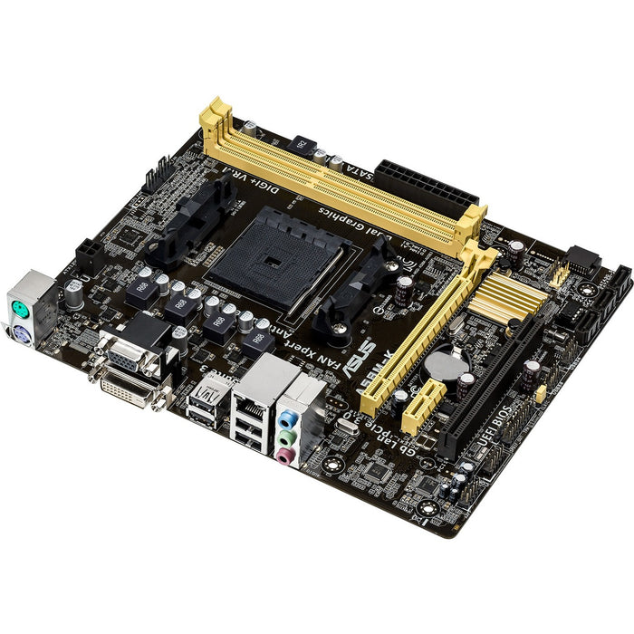 Asus A58M-K Desktop Motherboard - AMD A58 Chipset - Socket FM2+ - Micro ATX