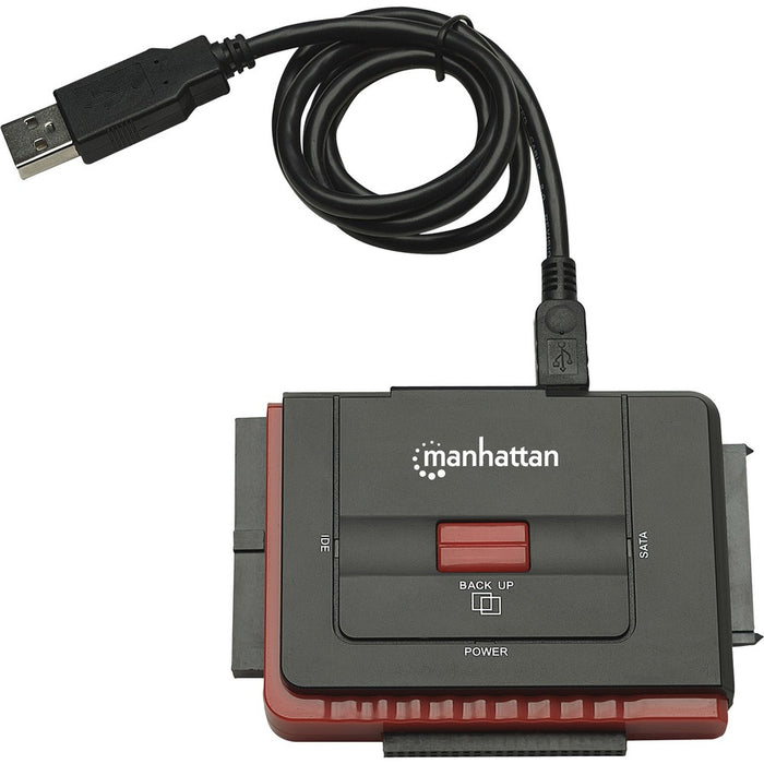Manhattan 3-in-1 Hi-Speed USB to SATA/IDE Adapter