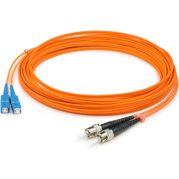 AddOn 3m SC (Male) to ST (Male) Orange OM2 Duplex Fiber OFNR (Riser-Rated) Patch Cable