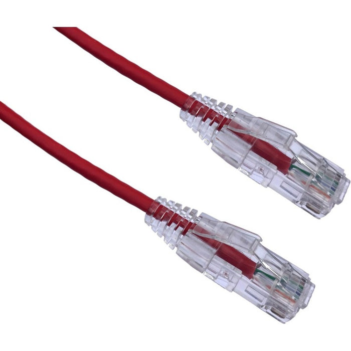 Axiom 12FT CAT6 BENDnFLEX Ultra-Thin Snagless Patch Cable 550mhz (Red)