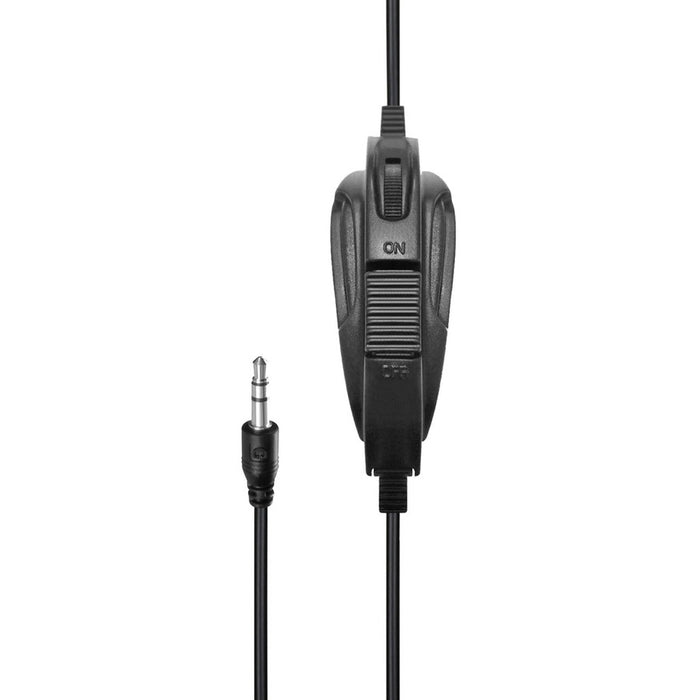 Aluratek Wired 3.5mm Stereo Headset with Noise Reducing Boom Mic and In-Line Controls