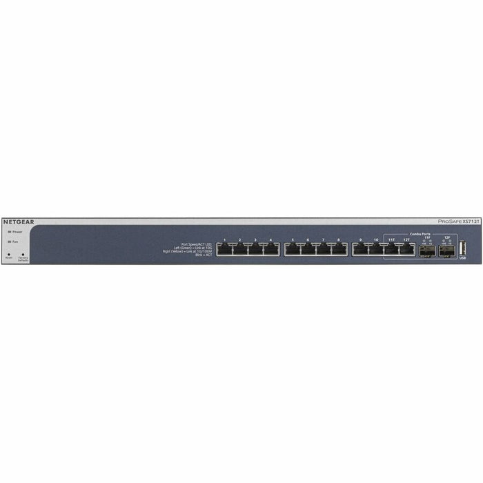 Netgear 12-Port 10-Gigabit Ethernet Smart Managed Pro Switch (XS712Tv2)