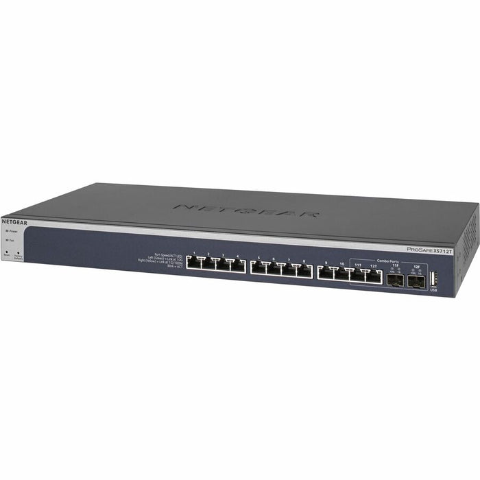 Netgear 12-Port 10-Gigabit Ethernet Smart Managed Pro Switch (XS712Tv2)