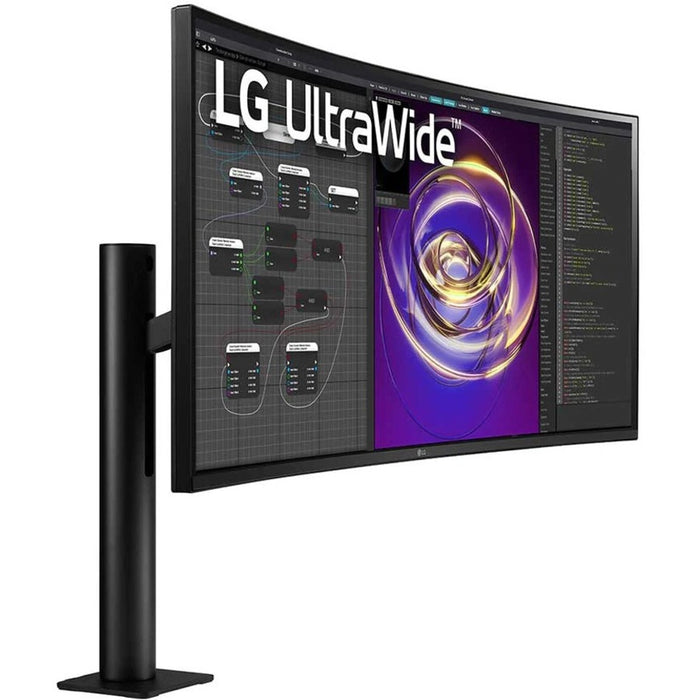 LG Ultrawide 34BP88C-B 34" UW-QHD Curved Screen Edge LED LCD Monitor - 21:9 - Black