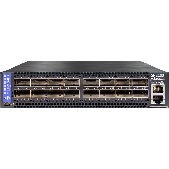 Mellanox Half-Width 16-Port Non-Blocking 100GbE Open Ethernet Switch System