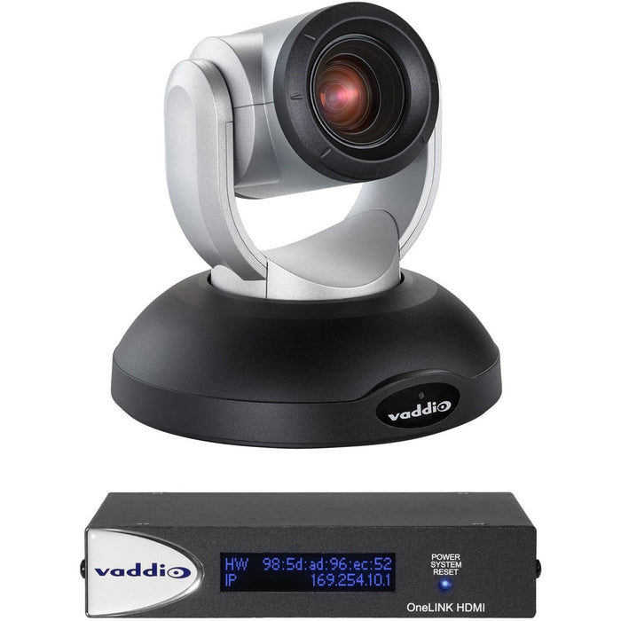 Vaddio RoboSHOT Video Conferencing Camera - 8.9 Megapixel - 60 fps - Silver, Black - TAA Compliant