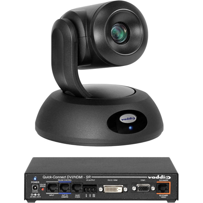 Vaddio RoboSHOT Elite Video Conferencing Camera - 8.5 Megapixel - 60 fps - Black