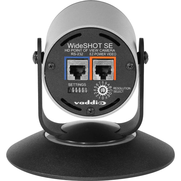 Vaddio WideSHOT Video Conferencing Camera - 2.1 Megapixel - 60 fps - Silver, Black - USB 2.0 - TAA Compliant