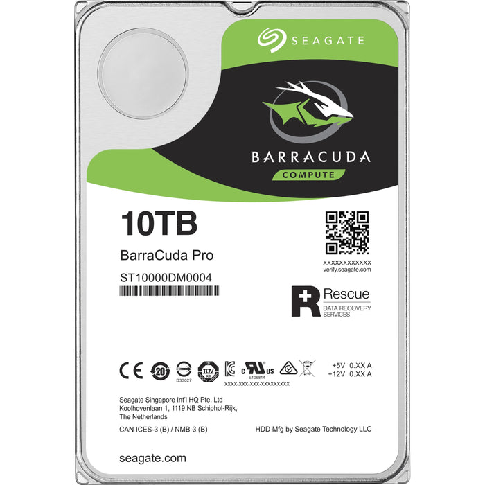 Seagate-IMSourcing BarraCuda ST10000DM0004 10 TB Hard Drive - 3.5" Internal - SATA (SATA/600)