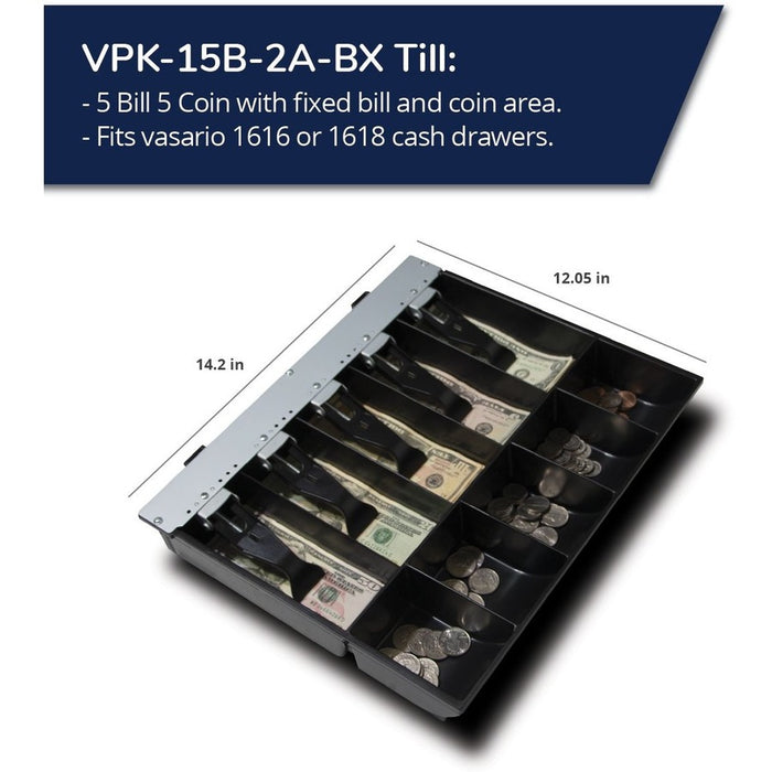 APG Cash Drawer VPK-15B-2A-BX Till