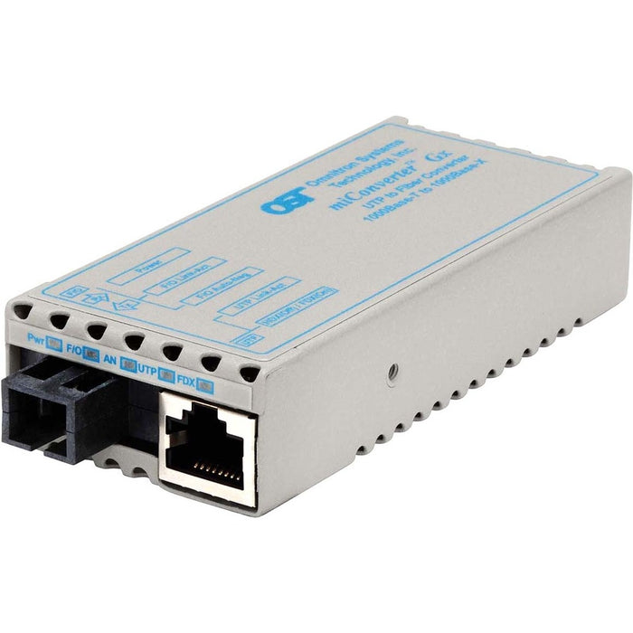 miConverter 1000Mbps Gigabit Ethernet Single-Fiber Media Converter RJ45 SC Single-Mode BiDi 20km