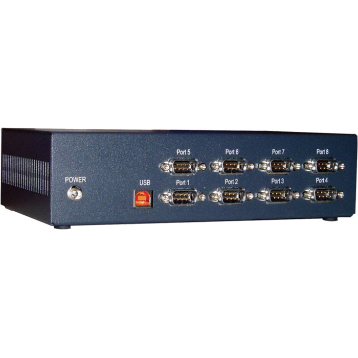 Brainboxes 8 Port RS422/485 USB to Serial Multi Drop Hub