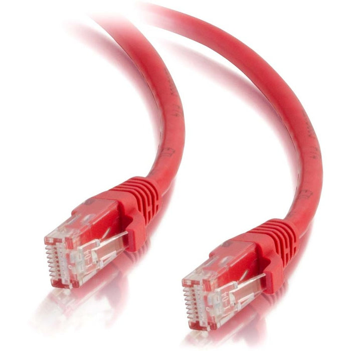 C2G-4ft Cat5e Snagless Unshielded (UTP) Network Patch Cable - Red