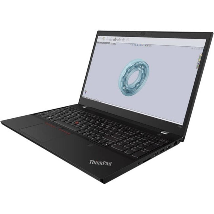 Lenovo ThinkPad P15v Gen 1 20TQ0029US 15.6" Mobile Workstation - 4K UHD - 3840 x 2160 - Intel Core i7 10th Gen i7-10850H Hexa-core (6 Core) 2.70 GHz - 32 GB Total RAM - 512 GB SSD - Glossy Black
