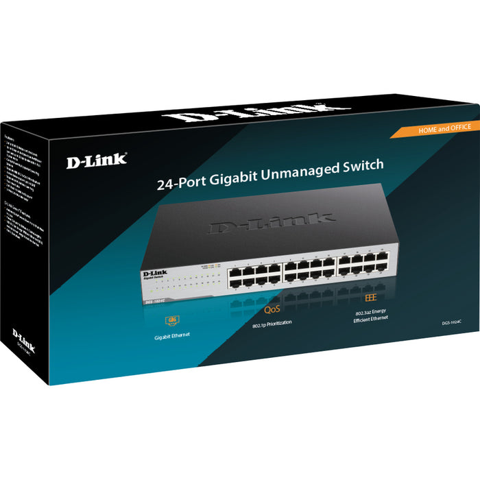 D-Link 24-Port Unmanaged Gigabit Switch