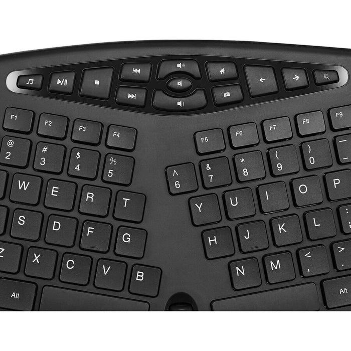 Adesso TruForm Wireless Ergonomic Keyboard And Optical Mouse