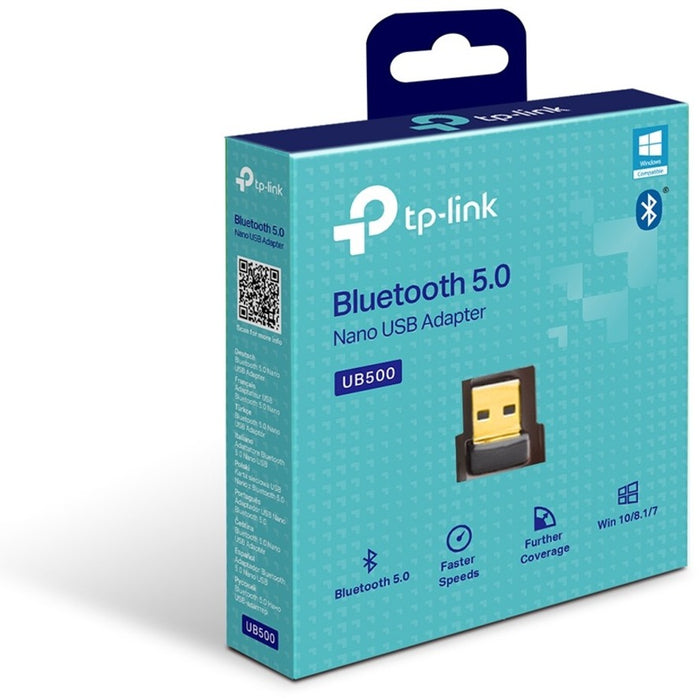 TP-Link UB500 - Bluetooth 5.0 Bluetooth Adapter for Desktop Computer/Notebook