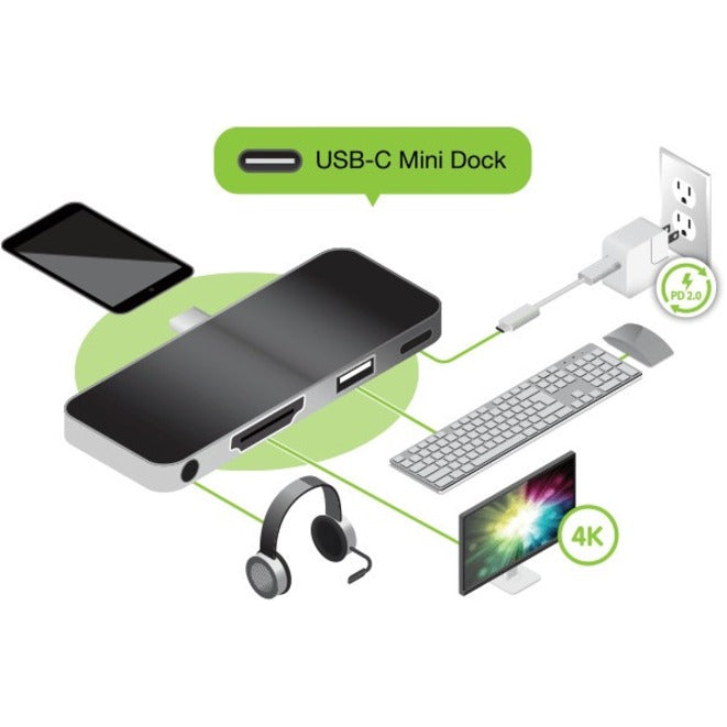 IOGEAR USB-C Mini Travel Dock