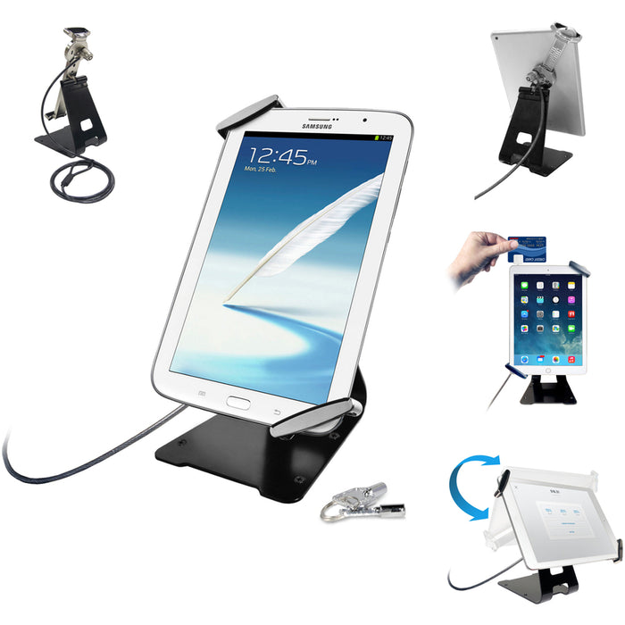 CTA Digital Universal Anti-Theft Security Grip with Stand for Tablets