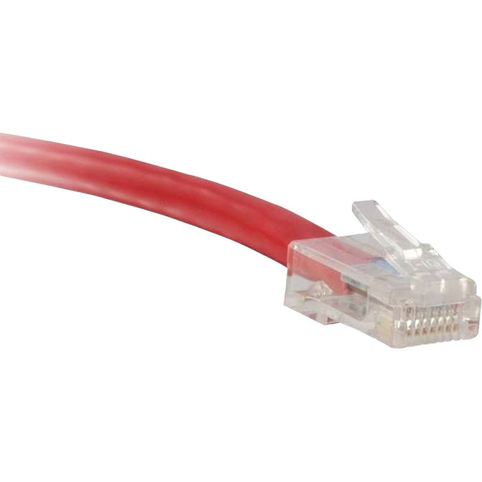 ENET Cat5e Red 2 Foot Non-Booted (No Boot) (UTP) High-Quality Network Patch Cable RJ45 to RJ45 - 2Ft