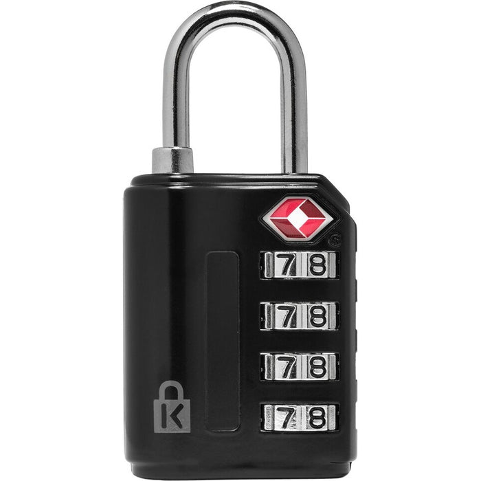 Kensington TSA Accepted 4-Dial Combination Lock - 4-Pack