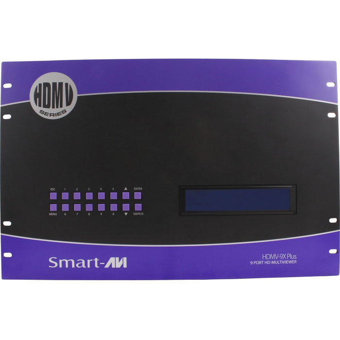 SmartAVI 9-Port HDMI, USB Real-Time Multiviewer and KVM Switch