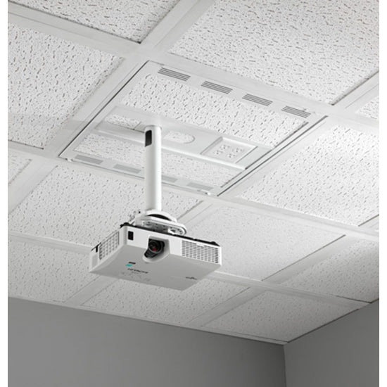 Chief CMS492C Ceiling Mount for A/V Equipment, Projector - White - TAA Compliant