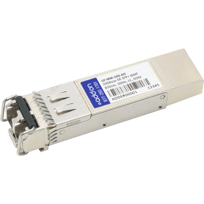 AddOn 2-Pack of Ubiquiti UF-MM-10G Compatible TAA Compliant 10GBase-SR SFP+ Transceiver (MMF, 850nm, 300m, LC, DOM)