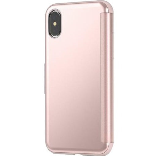 Moshi StealthCover Carrying Case (Folio) Apple iPhone X Smartphone - Pink