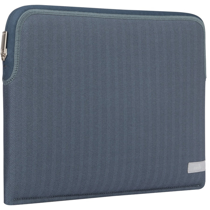Moshi Pluma Laptop Sleeve for MacBook 13 - Denim Blue Ultra-thin Neoprene Fabric with Water-resistant Outer