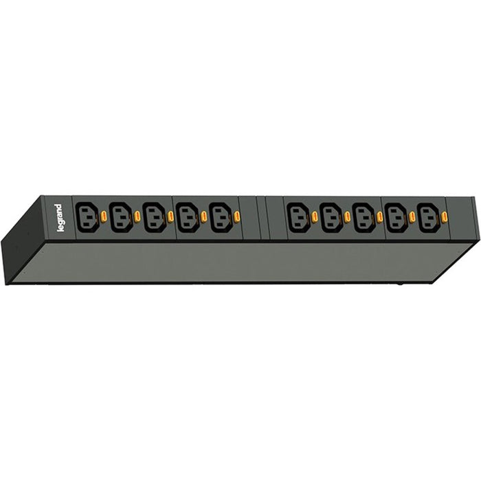 Legrand Rack PDU, Basic, ZeroU, 16A, 208V, (20) C13 & (4) C19, L6-20P Cord
