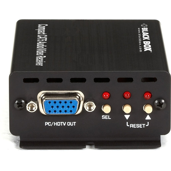 Black Box Compact CAT5 Audio/Video Receiver