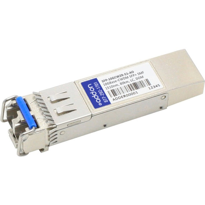 AddOn MRV SFP-10GCWZR-51 Compatible TAA Compliant 10GBase-CWDM SFP+ Transceiver (SMF, 1510nm, 80km, LC, DOM)
