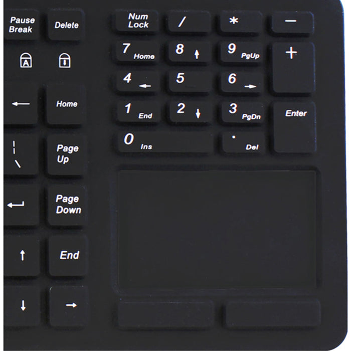 Adesso Antimicrobial Waterproof Touchpad Keyboard