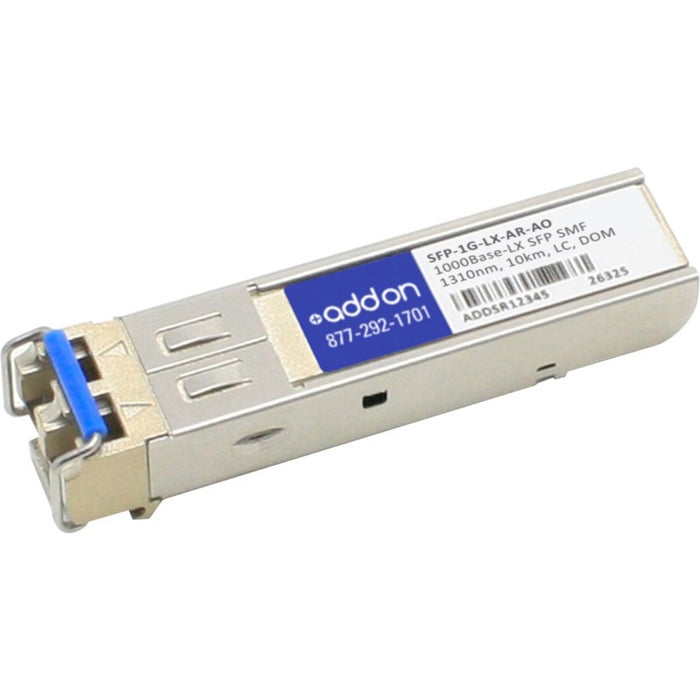 AddOn Arista Networks SFP-1G-LX Compatible TAA Compliant 1000Base-LX SFP Transceiver (SMF, 1310nm, 10km, LC, DOM)