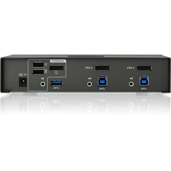 IOGEAR 2-Port DisplayPort KVMP Switch with USB 3.0 Hub (TAA Compliant)