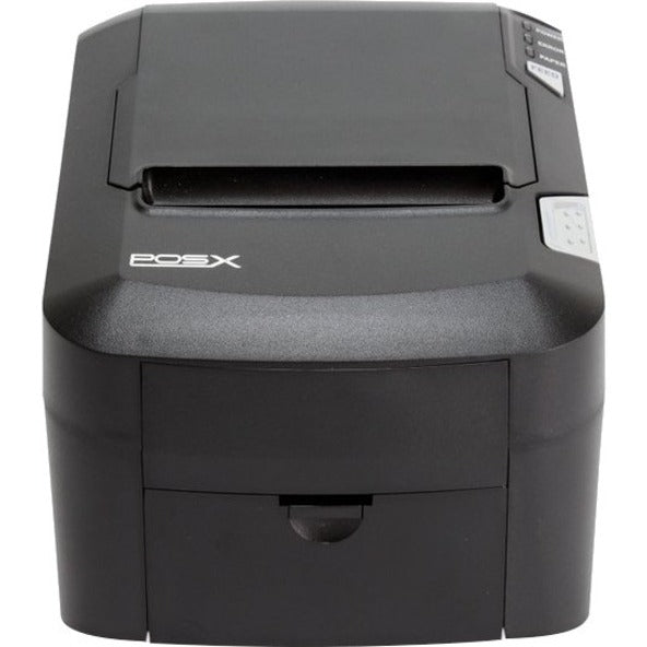 POS-X EVO Green 911LB480300333 Thermal Transfer Printer - Monochrome - Wall Mount - Receipt Print - USB - Serial - With Cutter - Black