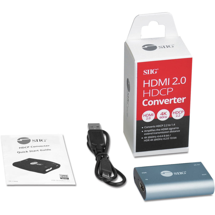 SIIG HDMI 2.0 4K HDCP Converter