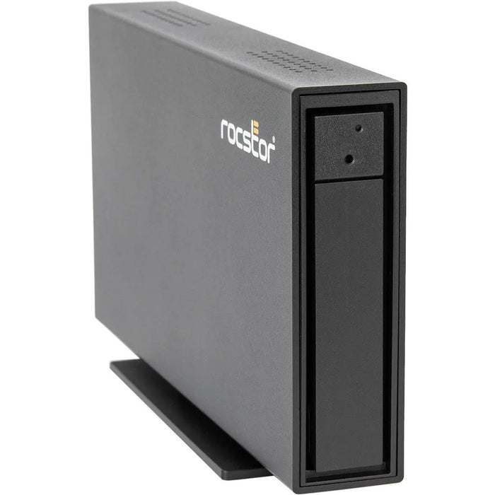 Rocstor D91 Drive Enclosure - USB 3.1 (Gen 2) Type C Host Interface External - Black - TAA Compliant