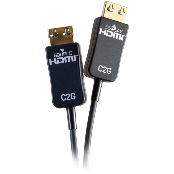 C2G 50ft High Speed HDMI Active Optical Cable (AOC) 4K 60Hz 18Gbps Plenum