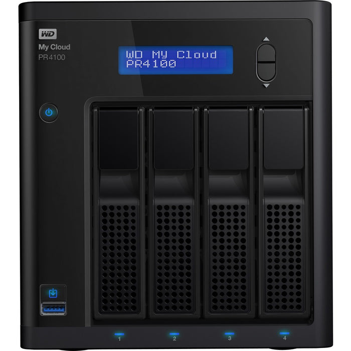 WD 32TB My Cloud PR4100 Pro Series Media Server with Transcoding, NAS - Network Attached Storage