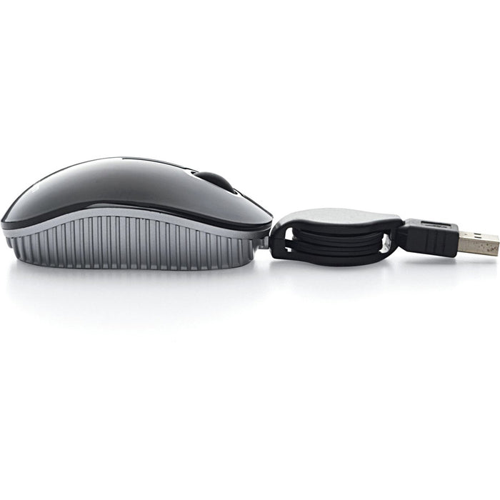 Verbatim Mini Travel Optical Mouse, Commuter Series - Black