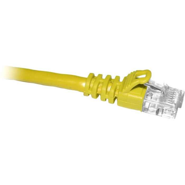 ENET Cat5e Yellow 3 Foot Patch Cable with Snagless Molded Boot (UTP) High-Quality Network Patch Cable RJ45 to RJ45 - 3Ft
