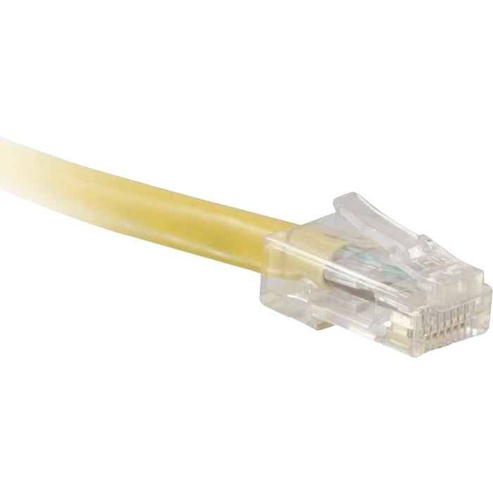 ENET Cat5e Yellow 20 Foot Non-Booted (No Boot) (UTP) High-Quality Network Patch Cable RJ45 to RJ45 - 20Ft