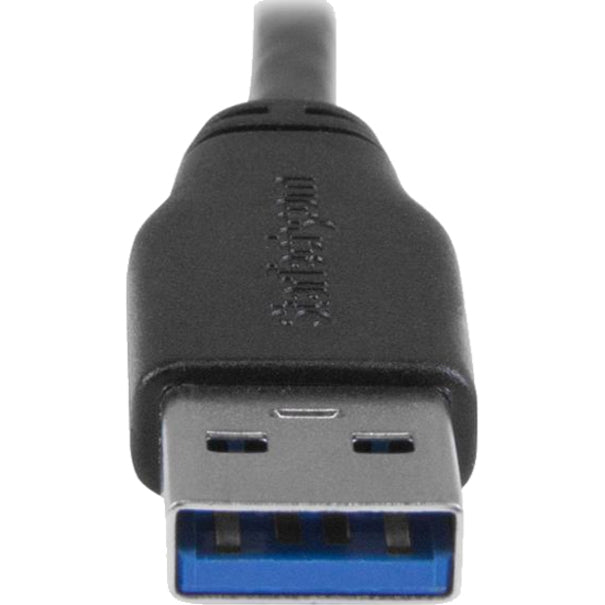 StarTech.com 0.5m 20in Slim Micro USB 3.0 Cable - M/M - USB 3.0 A to Right-Angle Micro USB - USB 3.1 Gen 1 (5 Gbps)