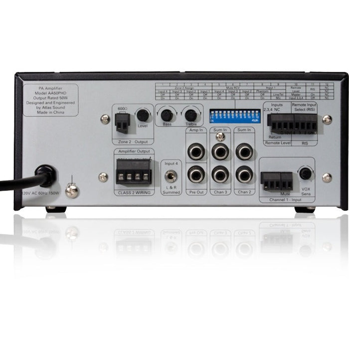 AtlasIED AA50PHD Amplifier - 50 W RMS - Black