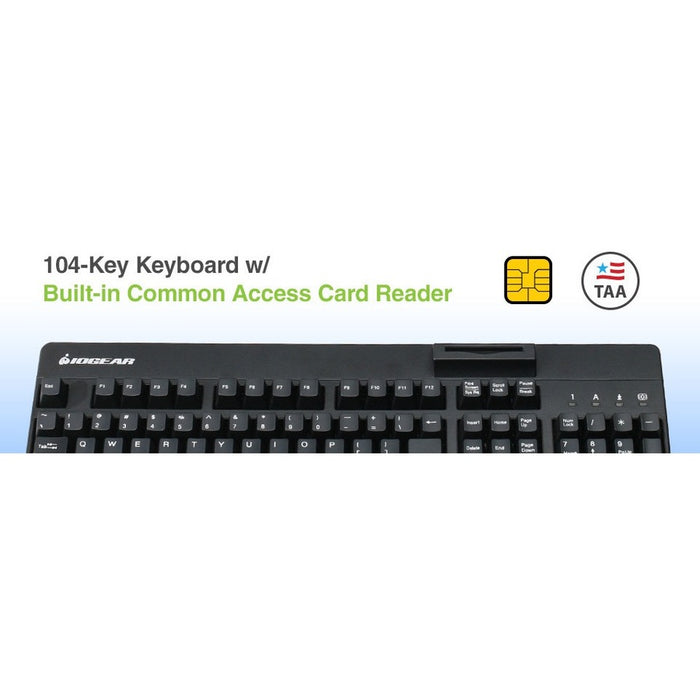 IOGEAR Integrated Keyboard/CAC Reader